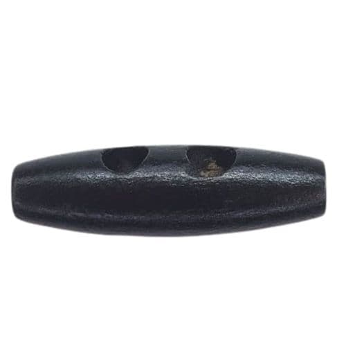 2 Hole Wooden Toggle Button  -  40mm