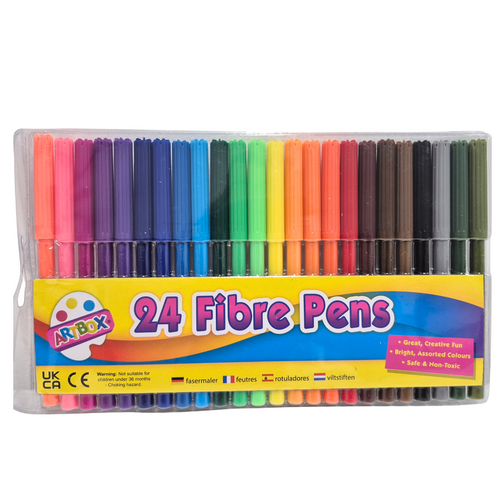 24 Fibre Pens