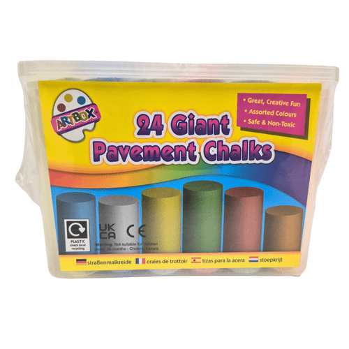 24 Giant Pavement Chalks