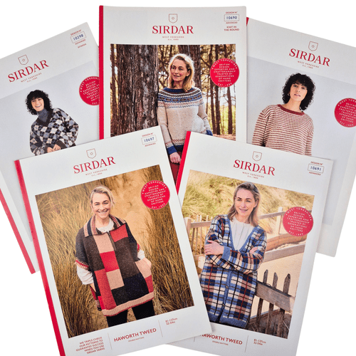 5 x Hayworth Tweed Knitting Patterns (HWT-PK1)