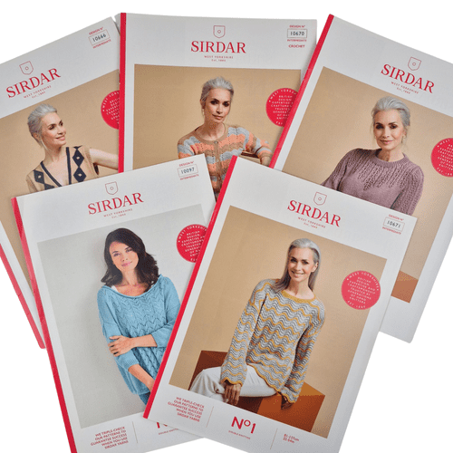 5 x Sirdar No1 Knitting/Crochet Patterns