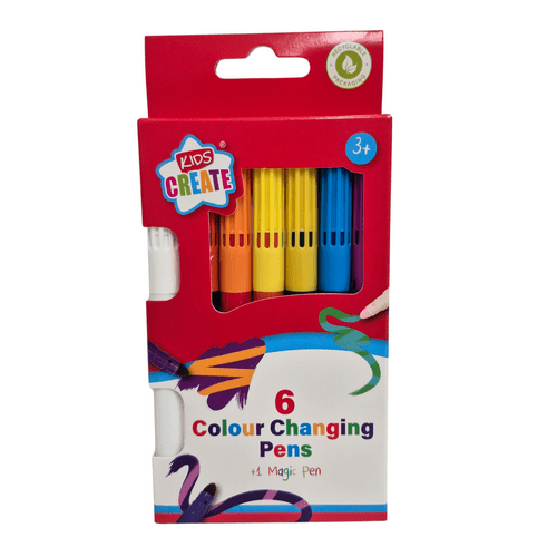 6 Colour Changing Pens
