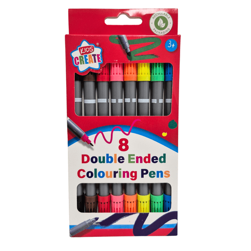 8 Double Ended Colouring Pens