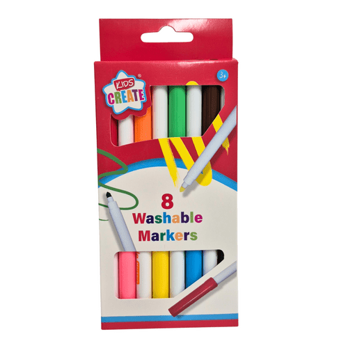 8 Washable Markers