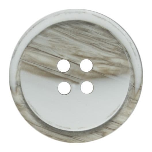 Abstract Stone Effect 4 Hole Button - 30mm - Natural LC15 8
