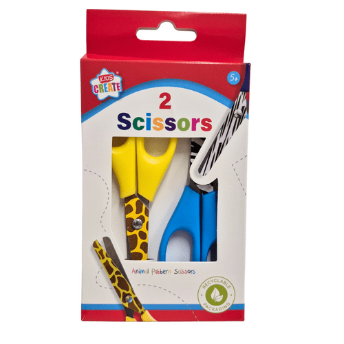 Animal pattern Scissors 2pk