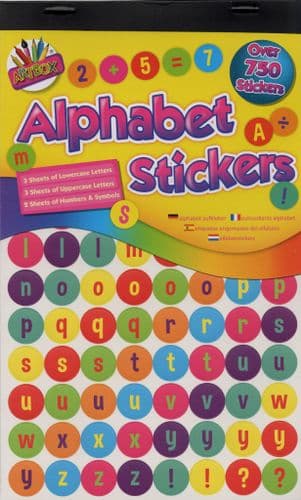 Artbox Alphabet Stickers