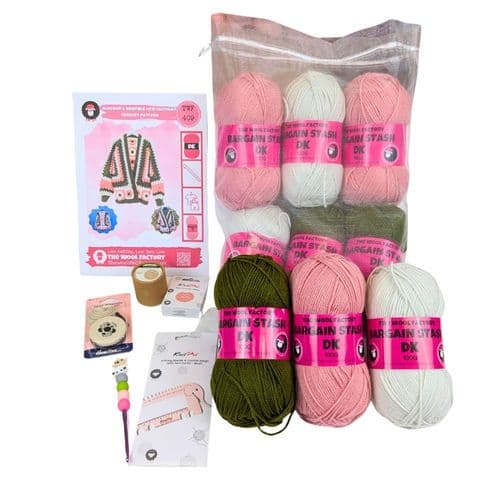Blossom & Bramble Hexi Cardigan Crochet Kit