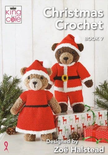 Book: King Cole Christmas Crochet Book 7
