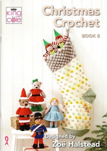 Book: King Cole Christmas Crochet Book 8
