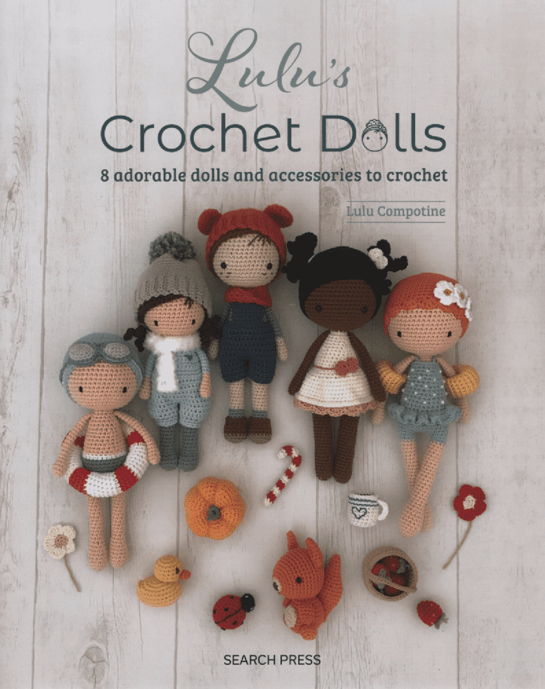 Book Lulu s Crochet Dolls by Lulu Compotine