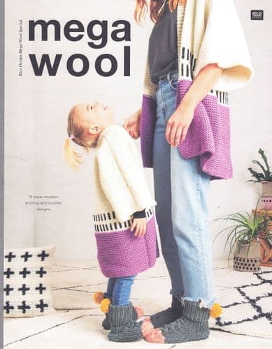 Book: Rico Mega Wool Chunky Pattern Book 19 Designs (96809.01.00)