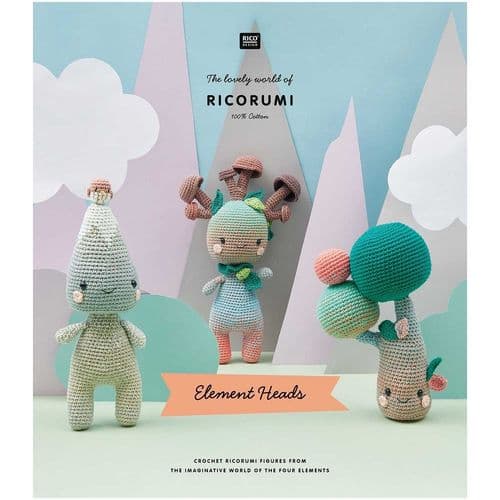 Book: Ricorumi Element Heads - Amigurumi Crochet Booklet