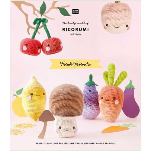 Book: Ricorumi Fresh Friends - Amigurumi Crochet Booklet
