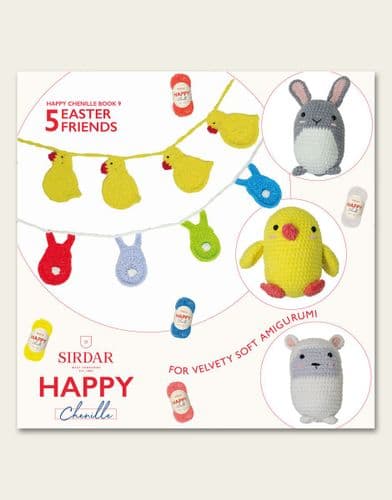 Book: Sirdar Happy Chenille Book 9 - Easter Friends