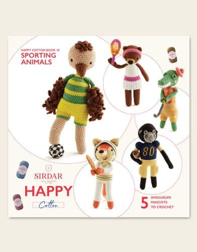 Book: Sirdar Happy Cotton Book 18 - Sporting Animals