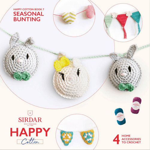 Book: Sirdar Happy Cotton Book 7 - Seasonal Bunting