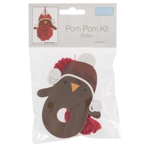 Christmas Robin Pom Pom Kit