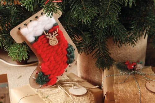 Christmas Stocking Weaving Kit
