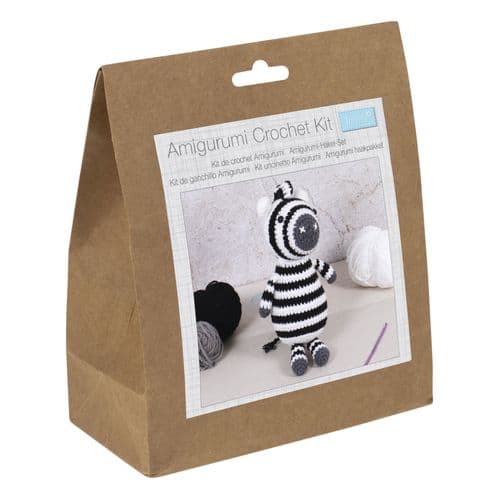 Crochet Kit: Amigurumi Zebra