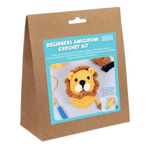 Crochet Kit Beginner: Amigurumi Lion