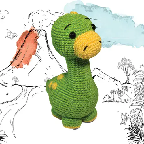 Crochet Kit - Knitty Critters - Jurassics