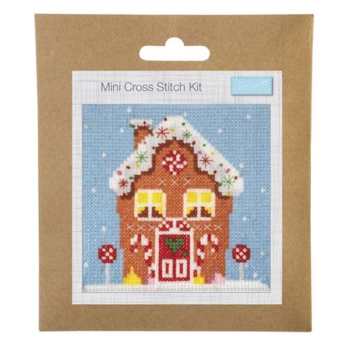 Cross Stitch Kit - Gingerbread House