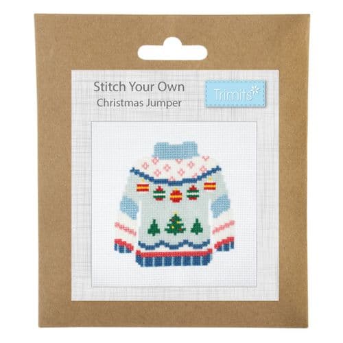 Cross Stitch Kit - Mini Christmas Jumper