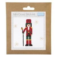 Cross Stitch Kit - Mini Christmas Nutcracker