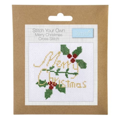 Cross Stitch Kit - Mini Merry Christmas
