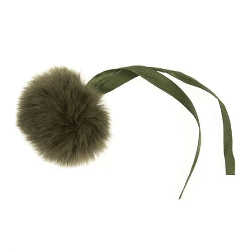 Faux Fur Pompom 6cm