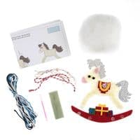 Felt Decoration Kit - Christmas Rocking Horse