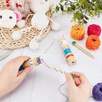 French Knitting Doll