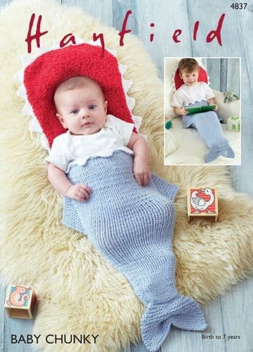 Hayfield Babies/Childrens Sleeping Bag Knitting Pattern in Baby Chunky (4837P) PDF DOWNLOAD