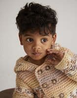 Hayfield Boys Duffle Coat Knitting Pattern in Blossom Chunky - 5566