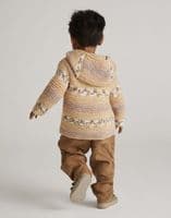 Hayfield Boys Duffle Coat Knitting Pattern in Blossom Chunky - 5566