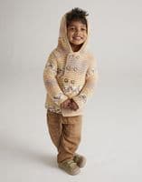 Hayfield Boys Duffle Coat Knitting Pattern in Blossom Chunky - 5566