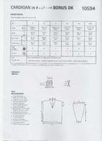 Hayfield Cardigan Knitting Pattern in Bonus DK (10594)