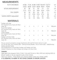 Hayfield Family Cardigans Knitting Pattern in Chunky Tweed With Wool (8185)