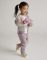 Hayfield Girls Cardigan Knitting Pattern in Blossom Chunky - 5568