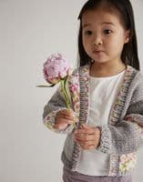 Hayfield Girls Cardigan Knitting Pattern in Blossom Chunky - 5568