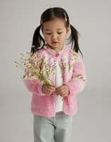 Hayfield Girls Cardigan Knitting Pattern in Blossom Chunky - 5572