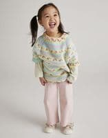 Hayfield Girls Poncho & Hat Knitting Pattern in Blossom Chunky - 5570