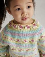 Hayfield Girls Poncho & Hat Knitting Pattern in Blossom Chunky - 5570