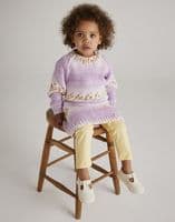Hayfield Girls Sweater Dress Knitting Pattern in Blossom Chunky - 5569