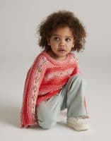 Hayfield Girls Sweater Knitting Pattern in Blossom Chunky - 5573