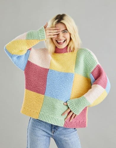 Hayfield Sweater Knitting Pattern in Bonus Chunky (10601)