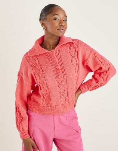 Hayfield Sweater Knitting Pattern in Bonus DK (10589)