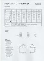 Hayfield Sweater Knitting Pattern in Bonus DK (10593)