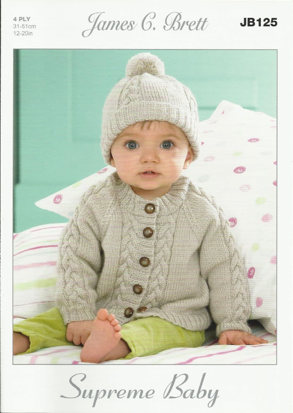 Ply Baby Cardigan Knitting Patterns Free Peter Gregory 745 Baby